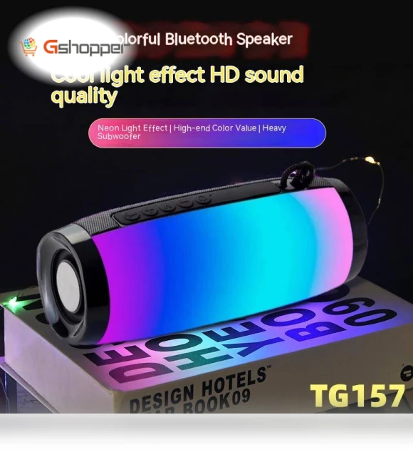 Wireless Bluetooth Speaker with LED Melody Colorful Light — Portable Audio Solutions