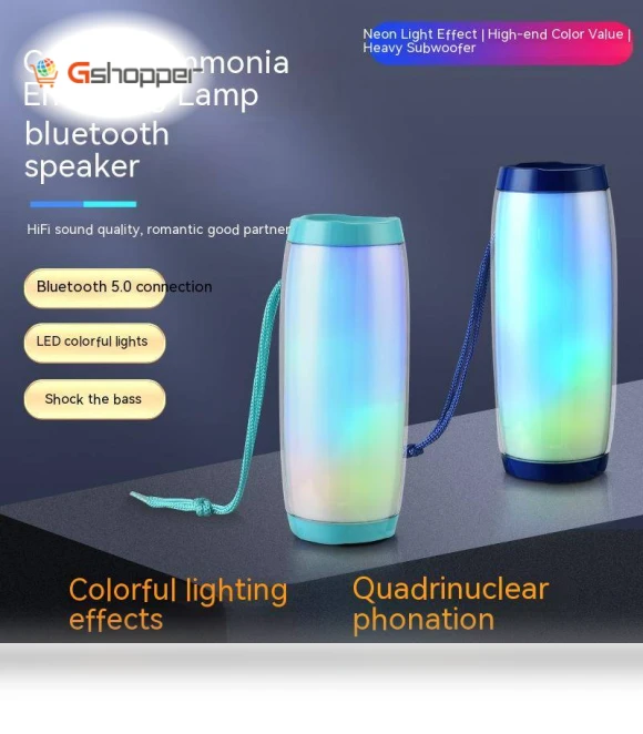 Wireless Bluetooth Speaker with LED Melody Colorful Light — Portable Audio Solutions