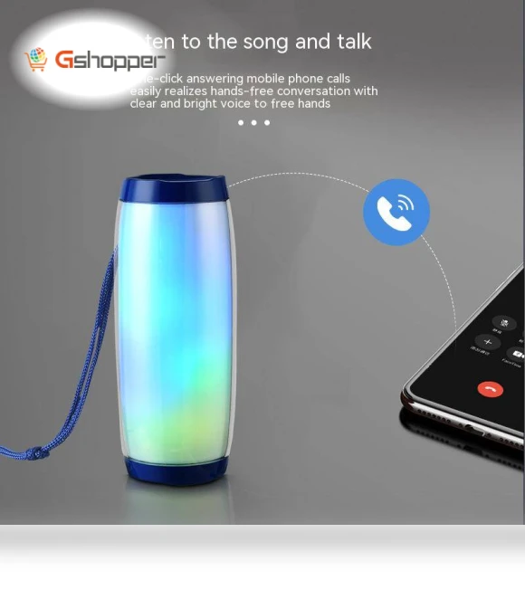 Wireless Bluetooth Speaker with LED Melody Colorful Light — Portable Audio Solutions