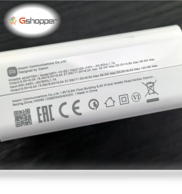 120W GAN EU Charging Charger — Wall Chargers, Xiaomi