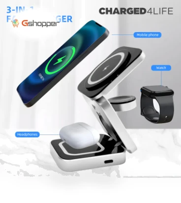 3 in 1 Magnetic Wireless Charger — Chargers