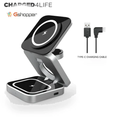 3 in 1 Magnetic Wireless Charger — Chargers