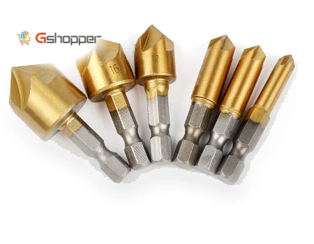 5-blade Chamfer Countersunk Drill Bits Kit — Countersink