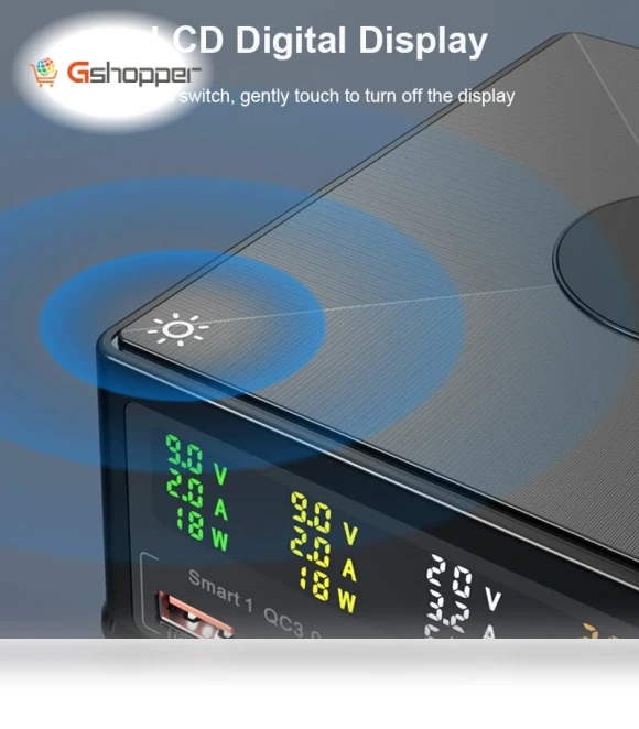 5-Port USB PD Charger with Wireless Fast Charger — Chargers