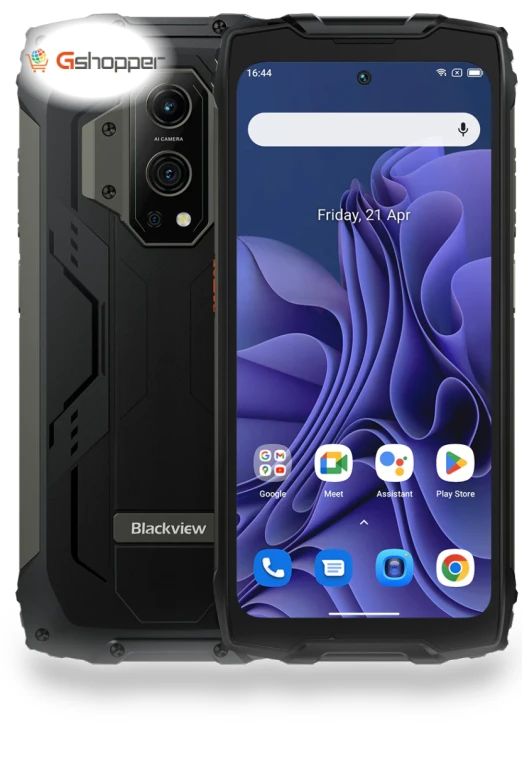 6.7-Inch 12+256GB 120Hz Display Ruggedized Smartphone — Screen Protectors, Blackview