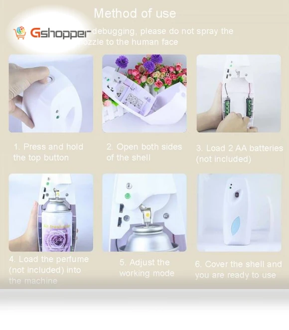 Automatic Fragrance Sprayer with Light-Sensing and Scheduling — Spray