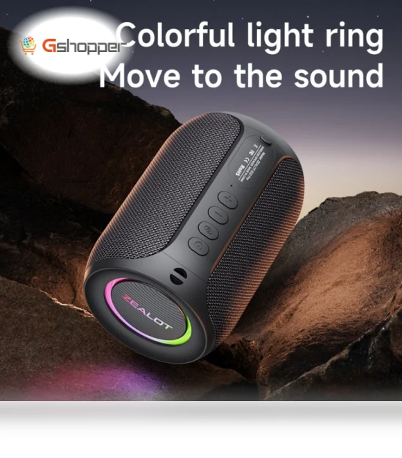 Bluetooth Speaker with RGB Light — Portable Audio Solutions, ZEALOT