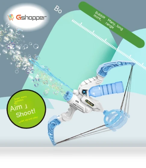 Bubble Bow and Arrow Water Gun Two-in-One Electric Light Bubble Machine — Two-Way Radios for Kids, Douyin