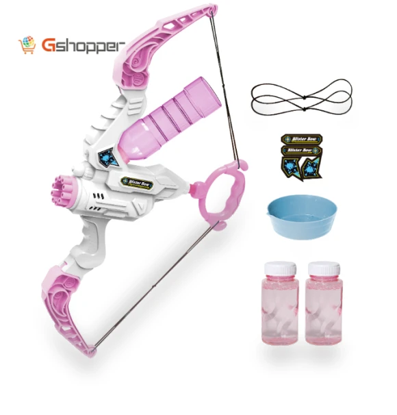 Bubble Bow and Arrow Water Gun Two-in-One Electric Light Bubble Machine — Two-Way Radios for Kids, Douyin