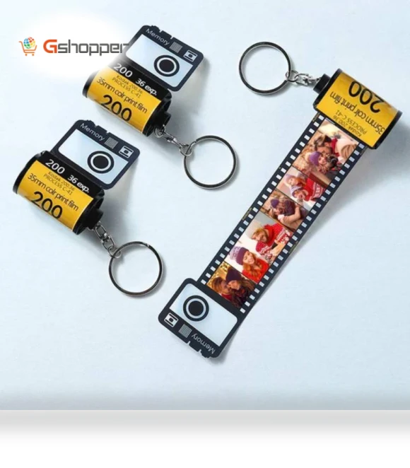 Colorful Camera Roll Keychain — Keychains & Keyrings