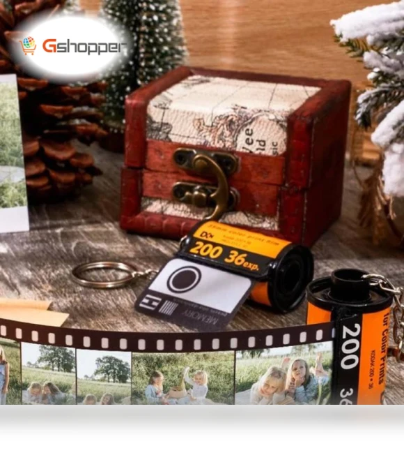 Colorful Camera Roll Keychain — Keychains & Keyrings