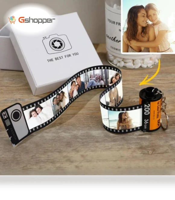 Colorful Camera Roll Keychain — Keychains & Keyrings