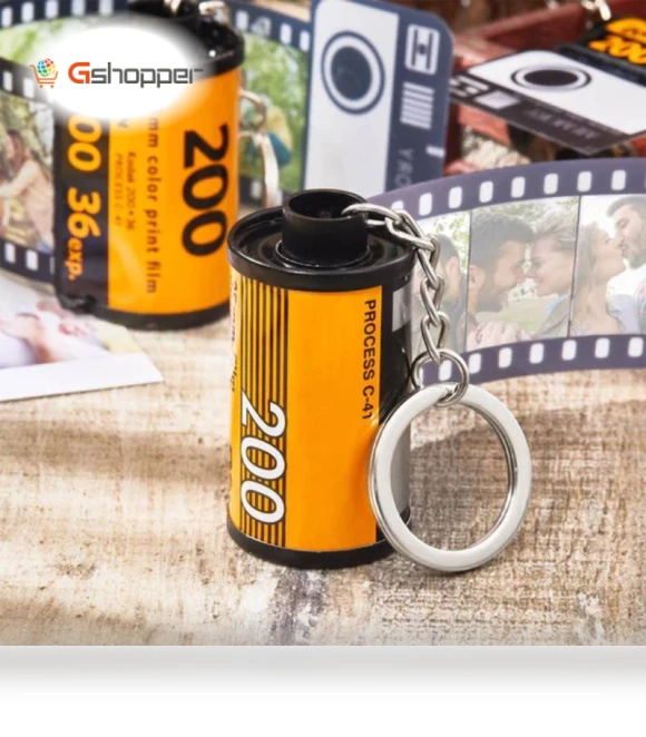 Colorful Camera Roll Keychain — Keychains & Keyrings