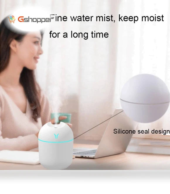 Colorful Night Light Car Humidifier — Air Moisturizers