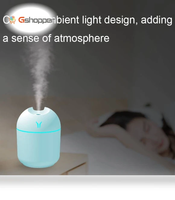 Colorful Night Light Car Humidifier — Air Moisturizers