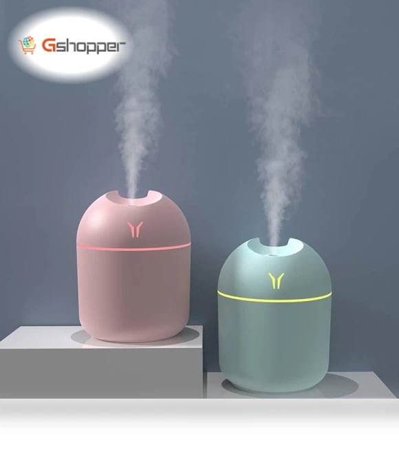 Colorful Night Light Car Humidifier — Air Moisturizers