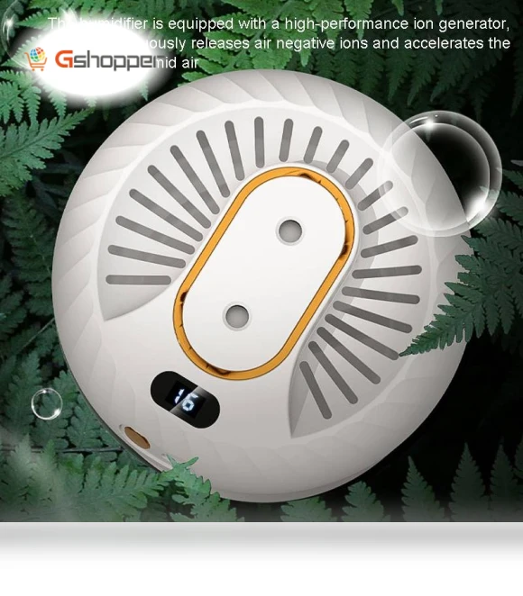 Dual-Nozzle Humidifier with Timer and Ambient Light — Air Moisturizers