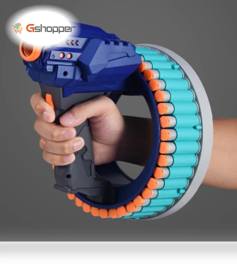 Electric Soft Bullet Gun Shaped Ring Launcher — Blasters & Foam, Youpin
