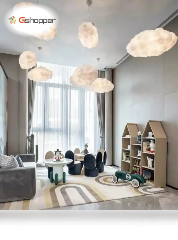 Floating Clouds Chandeliers Bedroom Pendant Light — Overhead Lighting
