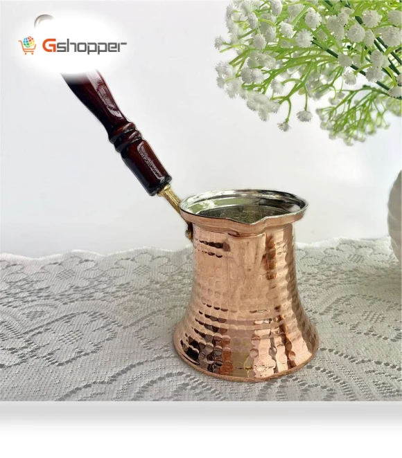 Handmade Thickened Copper Coffee Pot — Stovetop Moka Pots