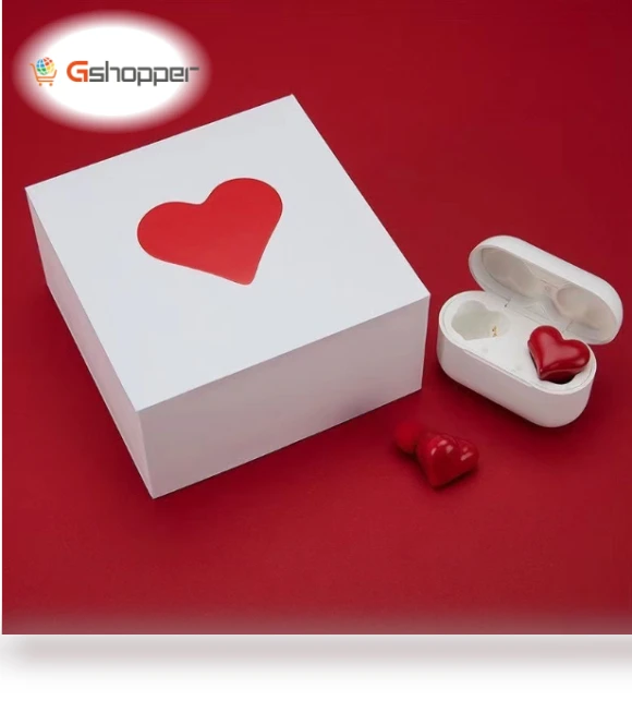 Heart-shaped Wireless Headphones — In-Ear Headphones