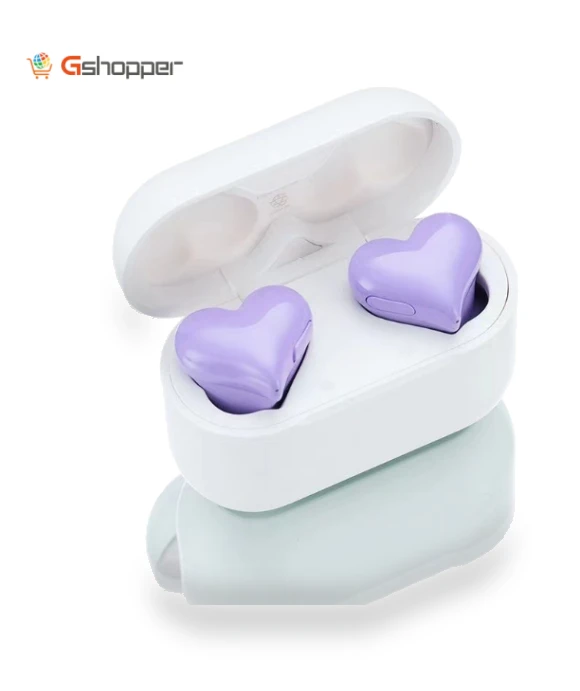 Heart-shaped Wireless Headphones — In-Ear Headphones