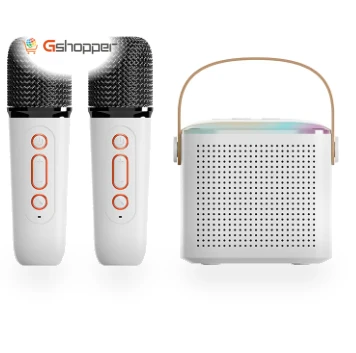 Home Theater Speaker with RGB Light and Wireless Microphone — Karaoke Players, VIMAI
