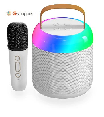 Home Theater Speaker with RGB Light and Wireless Microphone — Karaoke Players, VIMAI