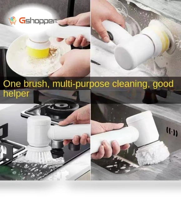 Kitchen Accessories Set Electric Cleaning Brush — Cleaning Brushes