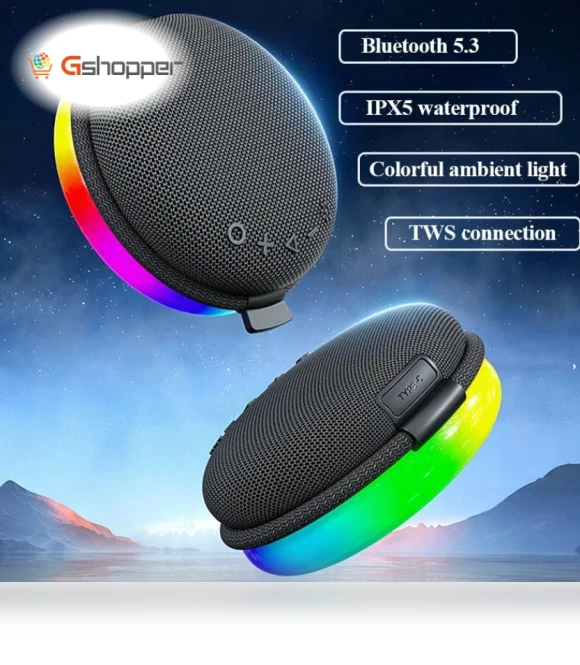 Mini Bluetooth Speaker with RGB Light — Portable Audio Solutions, EBS