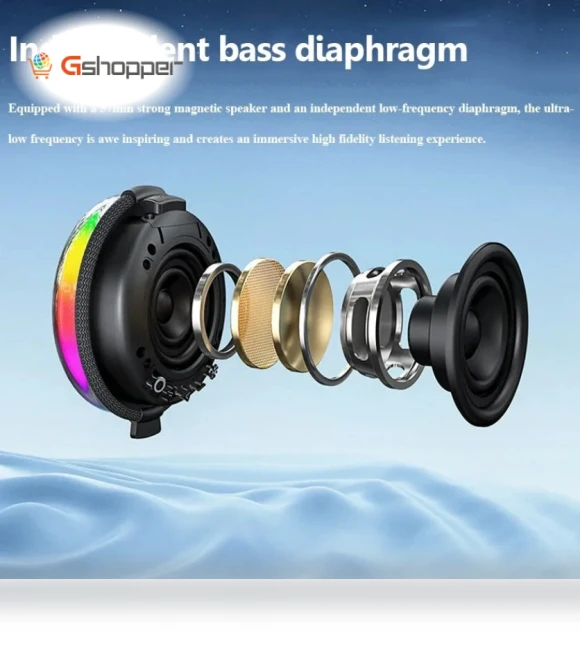 Mini Bluetooth Speaker with RGB Light — Portable Audio Solutions, EBS