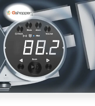 Multifunction Wireless Charger with Speaker, FM Radio, and Alarm Clock — FM Transmitters