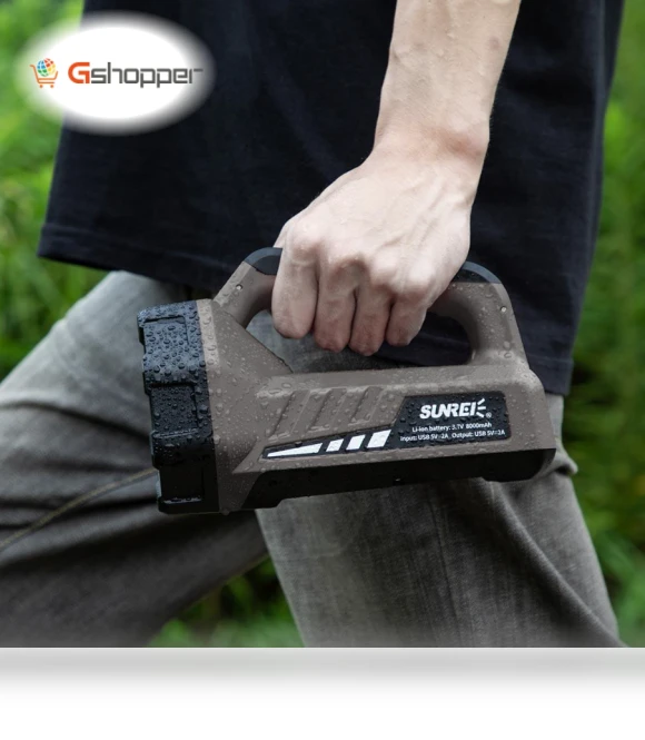 Multifunctional Outdoor Emergency Lighting Portable Searchlight — Portable Flashlights, Youpin