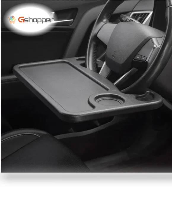 Multifunctional steering wheel dining table — Seat Back