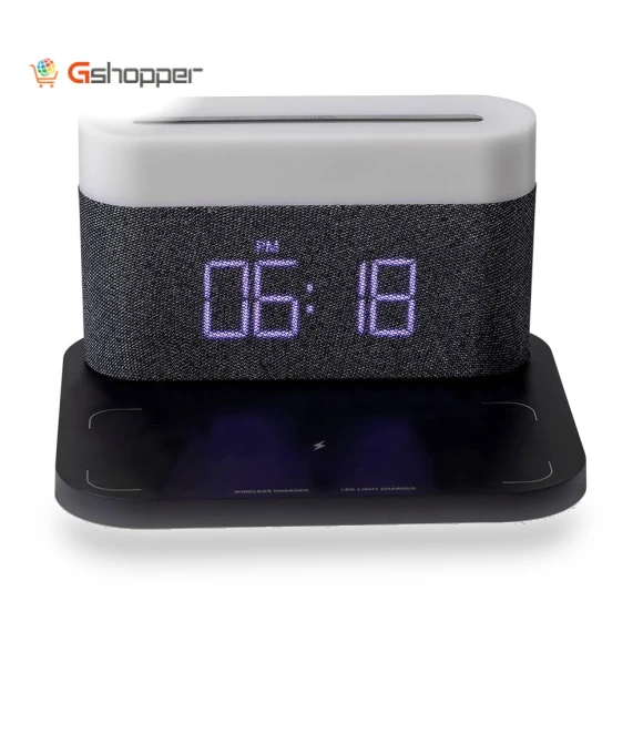 Personalized Business Gift Night Light with Wireless Charging — Book Lights