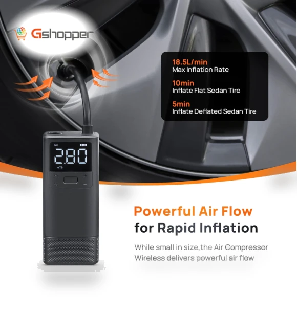 Portable Air Compressor — Portable, 70mai