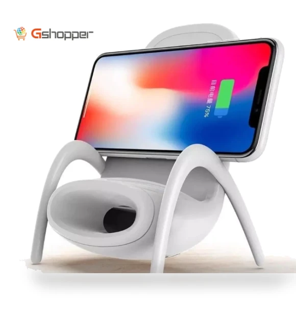 Portable Mini Chair Wireless Charger with Speaker — Portable Audio Solutions