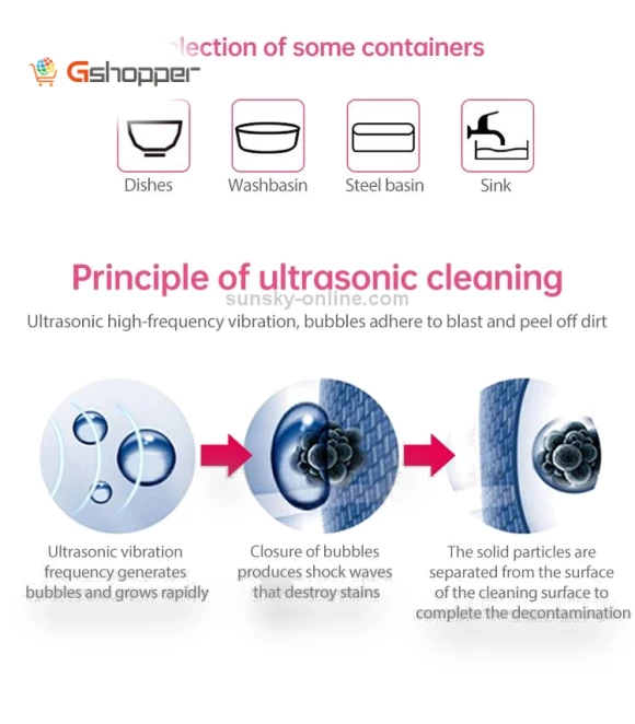 Portable Ultrasonic Cleaner — Ultrasonic Cleaners, Jiekang