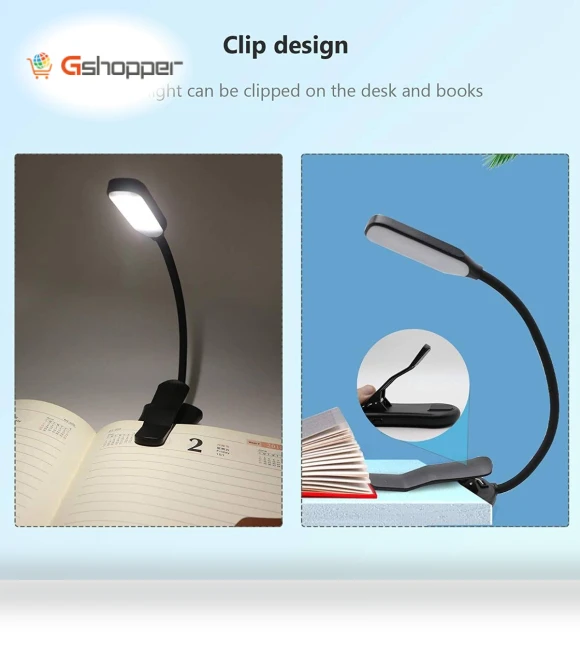 Rechargeable 7 LED Book Light with Touch Switch — Book Lights