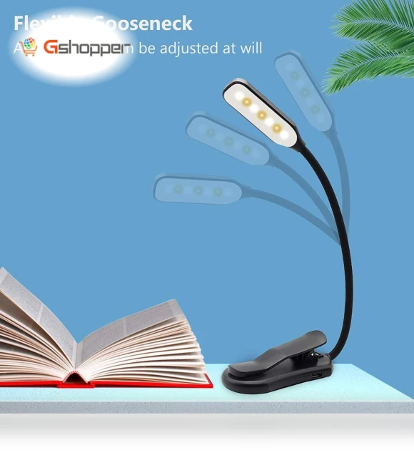 Rechargeable 7 LED Book Light with Touch Switch — Book Lights