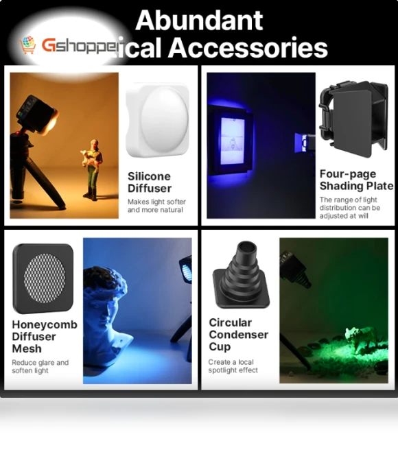 RGB Mini COB Video Camera Light — Photography Lighting & Studio Equipment, Ulanzi