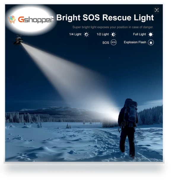 Rugged Smartphone with Camping Lights — Portable Audio Solutions, FOSSiBOT