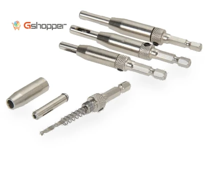 Self Centering Hinge Drill Bit Set — Boring