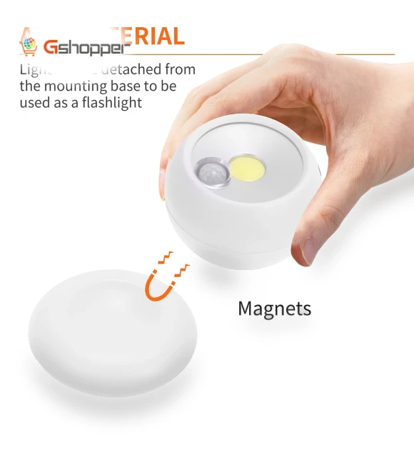 Set of 5 Motion Activated Bionic Portable Lights — Tap Lights