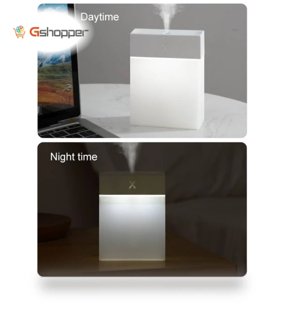 Silent Night Light Desktop Humidifier — Air Moisturizers