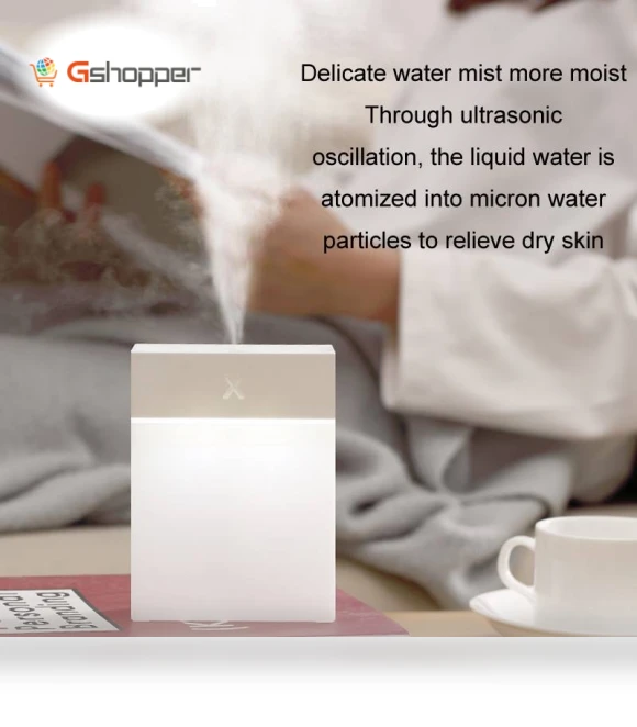 Silent Night Light Desktop Humidifier — Air Moisturizers