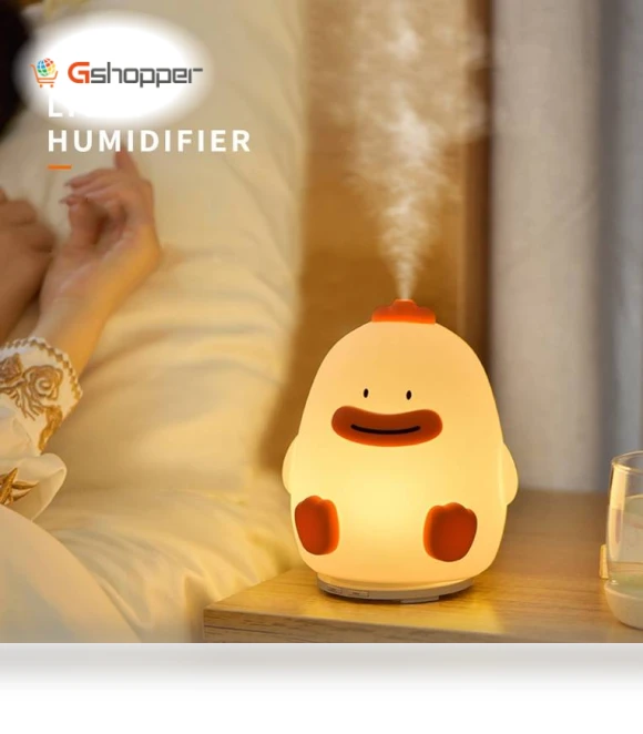 Small USB Plug-in Home Aromatherapy Night Light Humidifier — Air Moisturizers