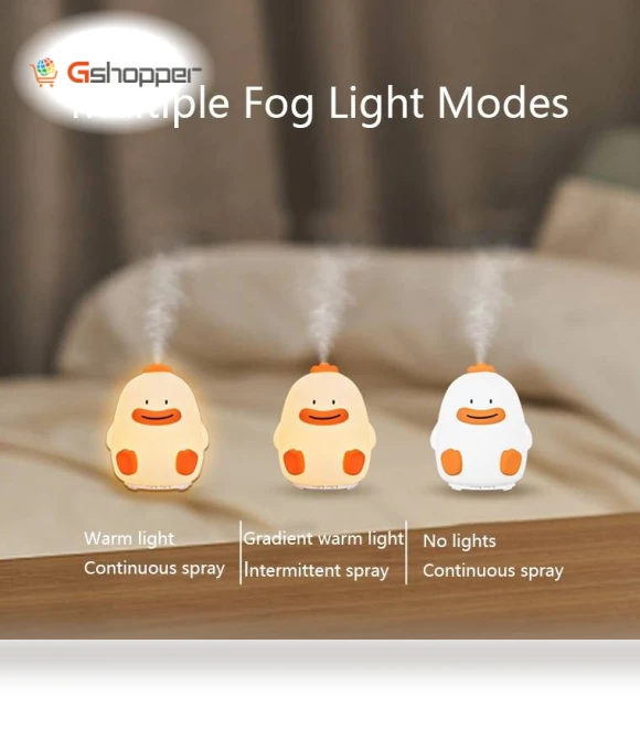 Small USB Plug-in Home Aromatherapy Night Light Humidifier — Air Moisturizers