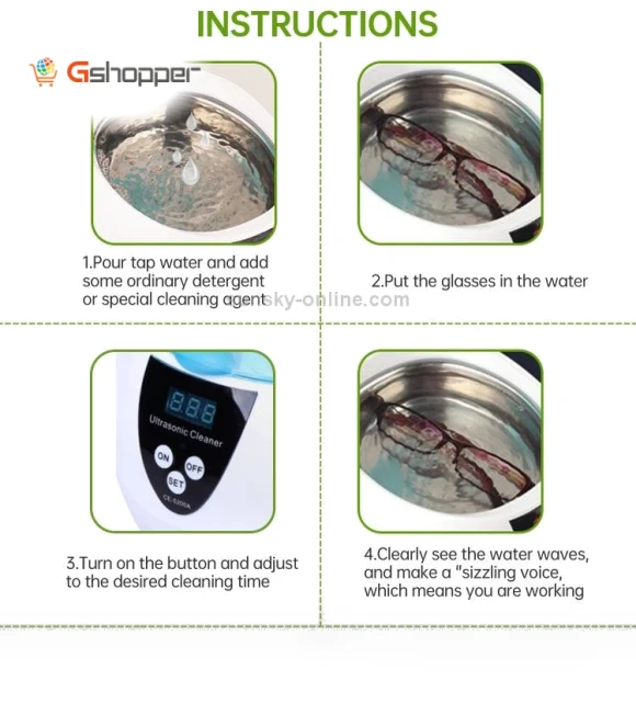 Ultrasonic Cleaning Machine with LCD Screen — Cleaning & Repair