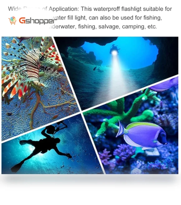 Waterproof Underwater Flashlight — Underwater Lights